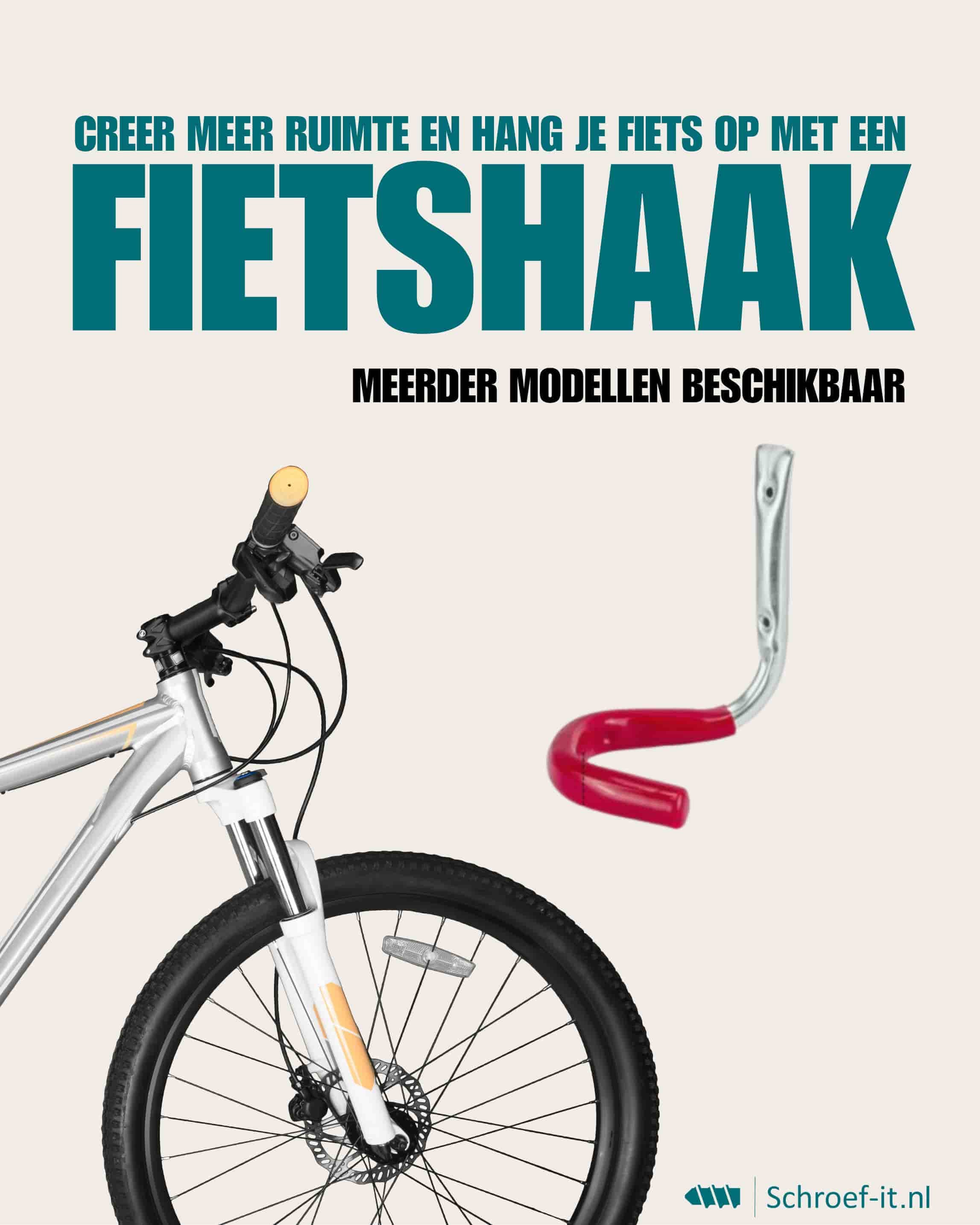 Fietshaak voor wand of plafond: zo hang je je fiets stevig en ruimtebesparend op