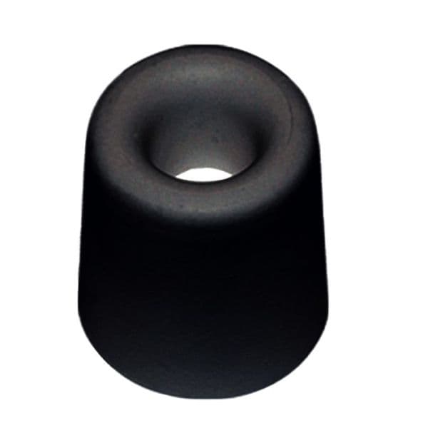 Deurbuffer / deurstopper rubber zwart (l) 50mm bij (b) 35mm productafbeelding
