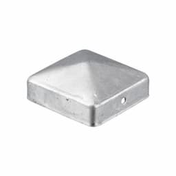 Paalkap / afdekkap tuinpaal 7 x 7cm thermisch verzinkt afbeelding 1