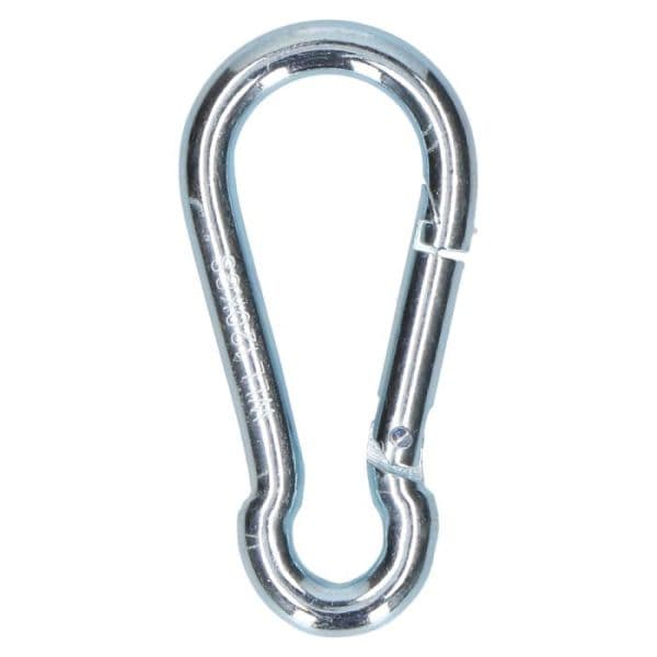Karabijnhaak 70 x 7mm verzinkt productafbeelding