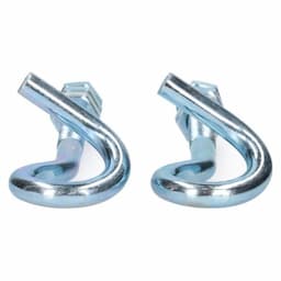 Krulhaak (2x) 10x140mm bout verzinkt afbeelding 4