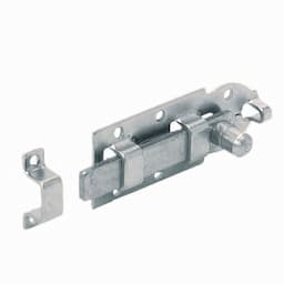 Rolschuif vlak 100mm verzinkt afbeelding 1