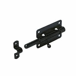 Plaatgrendel 100x50mm zwartverzinkt afbeelding 1