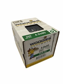 Woodies Ultimate rvs schroeven A2 4x60mm Torx-20 afbeelding 2