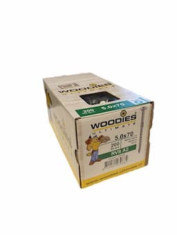 Woodies Ultimate rvs schroeven A2 5x70mm Torx-25  afbeelding 2