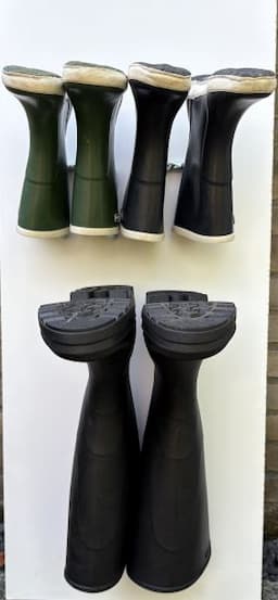 Wandhaak voor laarzen (volwassen) 120x90x400 verzinkt afbeelding 3