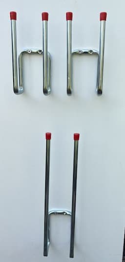 Wandhaak voor laarzen (volwassen) 120x90x400 verzinkt afbeelding 4