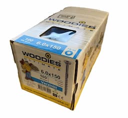 Woodies Ultimate 6.0x150mm schroeven Torx-30 verzinkt afbeelding 2