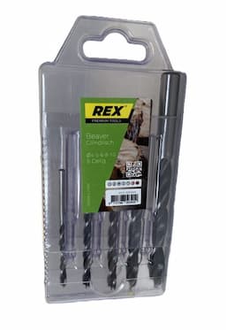 Houtboor assortimentset 5 delig afbeelding 1