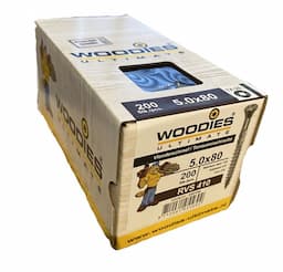 Woodies Ultimate RVS vlonderschroef 5.0 x 80mm Torx-25 afbeelding 2