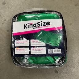 KingSize | Aanhangwagennet fijnmazig 2x3M groen afbeelding 3