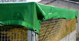 KingSize | Aanhangwagennet fijnmazig 2x3M groen afbeelding 2