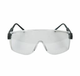 veiligheidsbril zwart nylon frame afbeelding 1