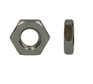 Lage zeskantmoer M10 RVS A2 