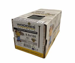 Woodies tellerkop schroeven 8,0x160 Ultimate Shield Outdoor Torx-40 afbeelding 2