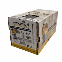 Woodies tellerkop schroeven 8,0x140 Ultimate Shield Outdoor Torx-40  afbeelding 2