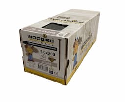 Woodies tellerkop schroeven 8,0x200 Ultimate Shield Outdoor Torx-40  afbeelding 2
