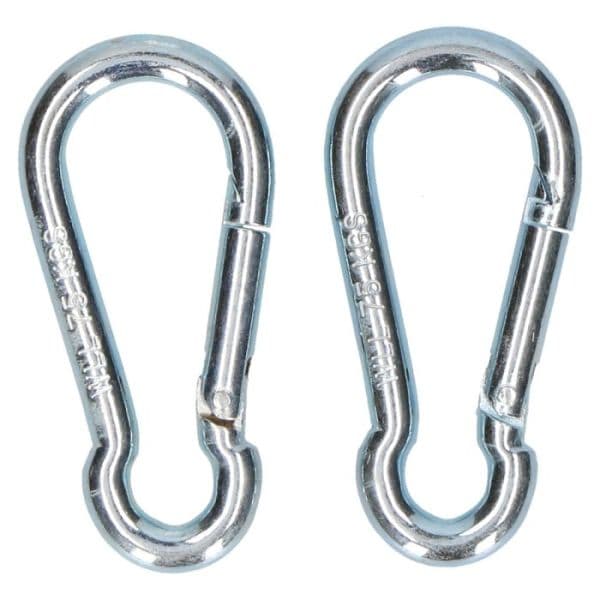 Karabijnhaak 50x5mm verzinkt 75KG