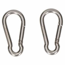 Karabijnhaak 40x4mm rvs 60KG afbeelding 1