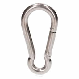 Karabijnhaak 100x10mm rvs 350KG afbeelding 1
