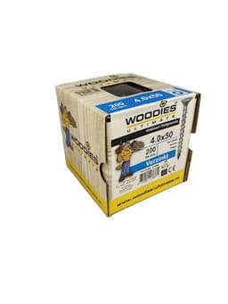 Woodies Ultimate 4.0x50mm schroeven Torx-20 verzinkt voldraad afbeelding 2