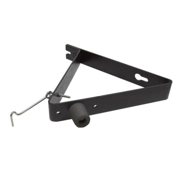 Deurvanger 55gr zwart verzinkt Incl. buffer en windhaakset