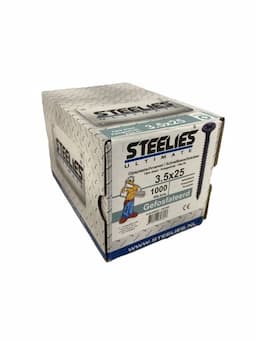 Steelies Ultimate gipsplaatschroef fijne draad 3.5 x 25mm gefosfateerd afbeelding 2