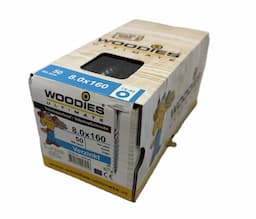 Woodies tellerkop schroeven 8,0x160 verzinkt Torx-40 afbeelding 2