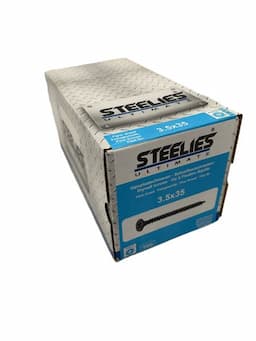 Steelies Ultimate gipsplaatschroef fijn draad 3.5 x 35mm gefosfateerd afbeelding 2