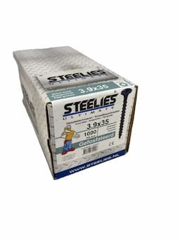 Steelies Ultimate gipsplaatschroef grof 3.9 x 35mm gefosfateerd afbeelding 2