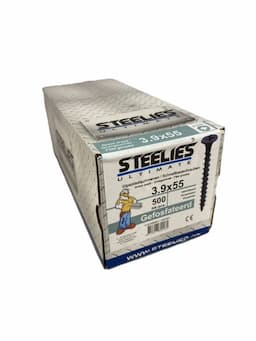 Steelies Ultimate gipsplaatschroef grof 3.9 x 55mm gefosfateerd afbeelding 2