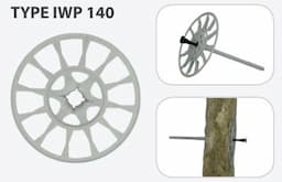 Isolatieplaat Ø140 mm voor isolatiepluggen afbeelding 3