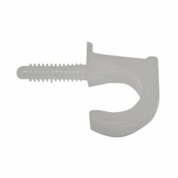 Nylon plugclip enkel 16–19 mm wit | buisklem / klembeugel | SMART | eenvoudige montage afbeelding 1