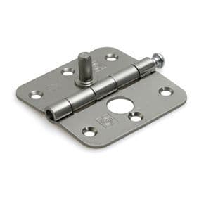 DX scharnier 76x76 mm verzinkt rond SKG*** productafbeelding