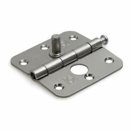 DX scharnier 76x76 mm verzinkt rond SKG*** afbeelding 1