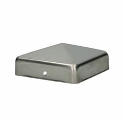 Paalkap voor palen 7 x 7cm RVS A2 afbeelding 1