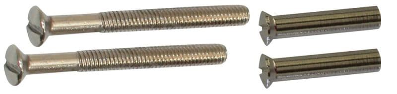 QlinQ patentbout M4x55 mm nikkel | Voor patentrozetten en deurkrukken