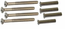 QlinQ patentbout M4x45 mm nikkel | Set voor patentrozetten afbeelding 1