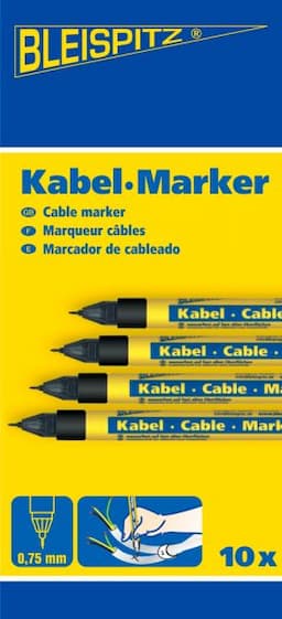 Bleispitz kabelmarker 0,75 mm - precisiemarker afbeelding 2