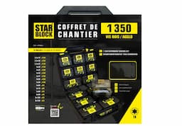 Starblock schroevenkoffer hout/spaanplaat 1350 stuks Torx afbeelding 1