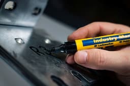 Bleispitz Verfstift Industry-marker 4 mm rood afbeelding 2
