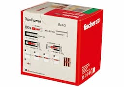 Fischer DuoPower pluggen 8 x 40mm afbeelding 3
