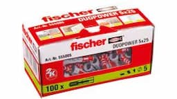 fischer DuoPower pluggen 5 x 25mm afbeelding 2