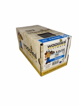 Woodies Ultimate 6.0x100mm schroeven Torx-30 verzinkt afbeelding 2