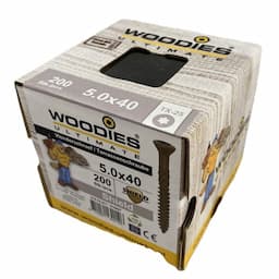 Woodies Ultimate Shield Outdoor vlonderschroef 5.0 x 40mm Torx-20 afbeelding 2