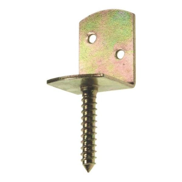 Vlechtschermsteun type L met schroef pozi geelverzinkt productafbeelding