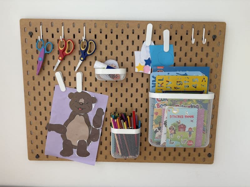 IKEA SKÅDIS ophangbord ophangen: plug, schroef en boor