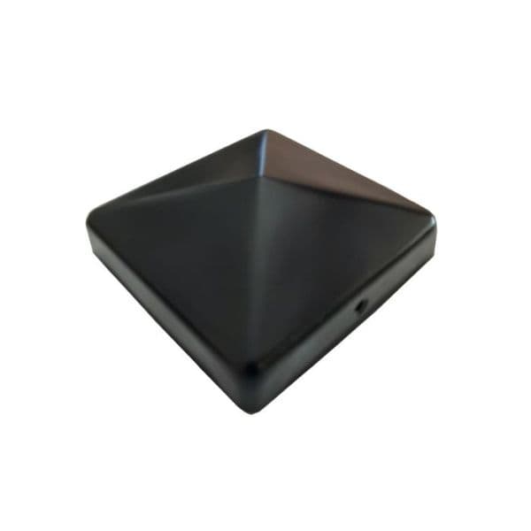 Paalkap / afdekkap tuinpaal 7 x 7cm zwart