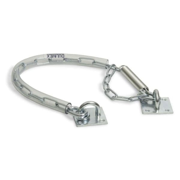 Stormketting met veer en hoes zware uitvoering deuren 40 tot 60 kg verzinkt