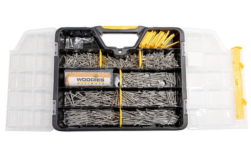 Woodies Ultimate assortimentskoffer rvs 550 Torx schroeven